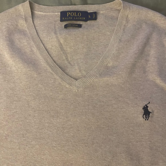 Men’s Polo Ralph Lauren V-Neck Sweater - Picture 2 of 4